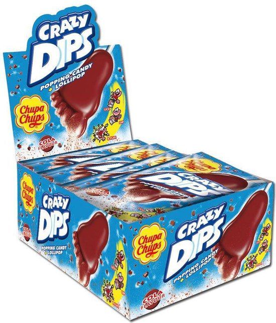 Chupa Chups crazy dips Cola 24 stuks