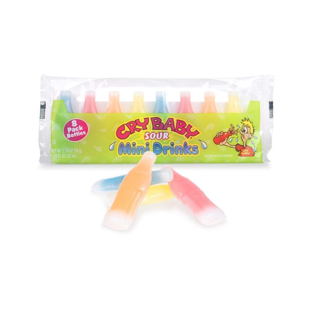 Cry Baby Sour Wax Bottles 8-Pack