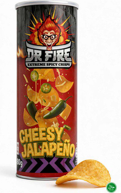 Dr Fire Cheesy Jalapenos Chips