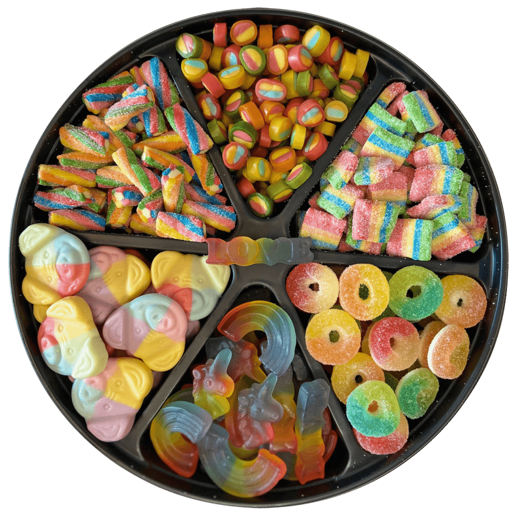 Rainbow Candy Platter