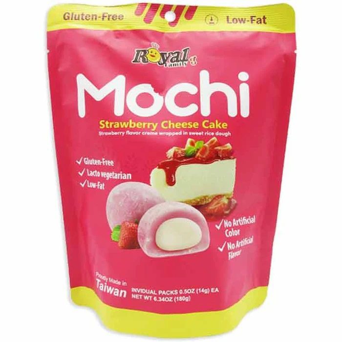 Mochi Strawberry Cheesecake
