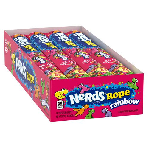 Nerds Ropes Rainbow 24 stuks