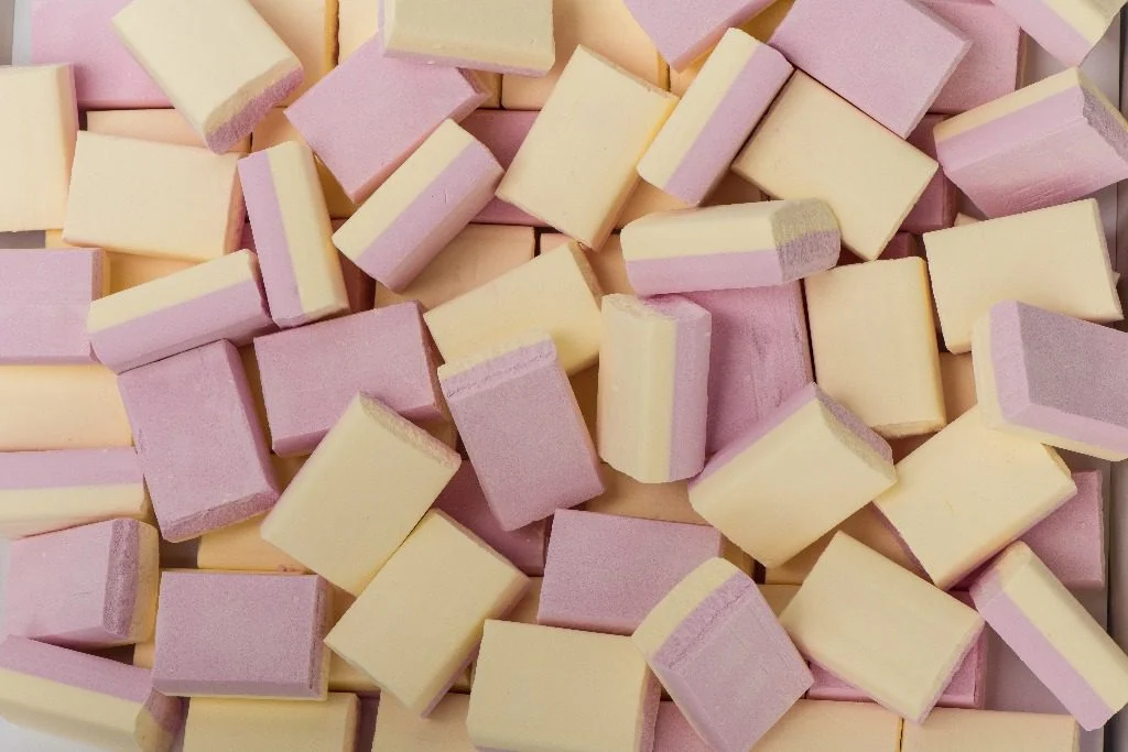 Schuimblokken Vanille, 10 stuks