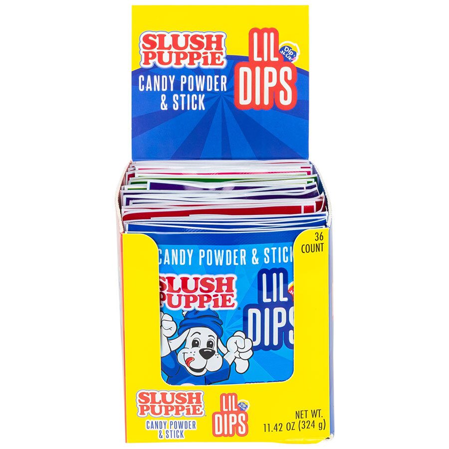 Slush Puppie Lil Dips Candy Powder Display