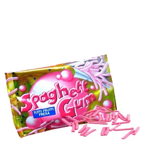 Spaghetti gum