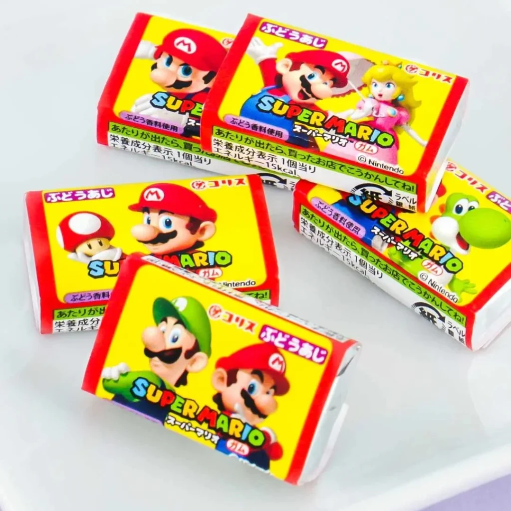 Super Mario kauwgom 10 stuks