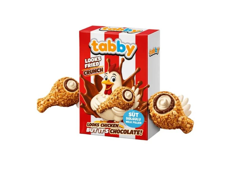 Tabby Chocolate Chicken Drumstick