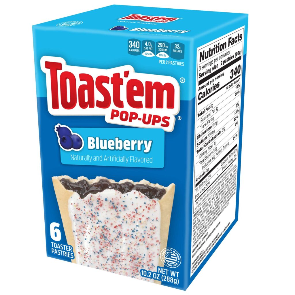 Toast’em Pop-Ups Frosted Blueberry