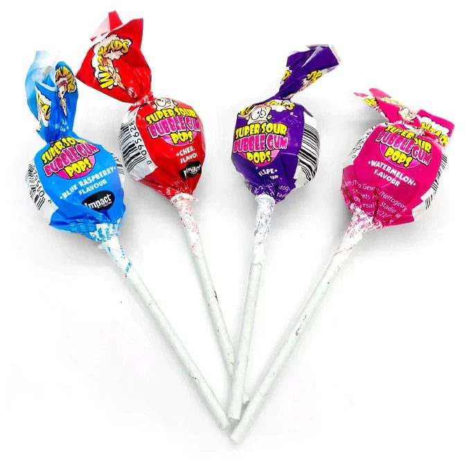 Warheads Super Sour Bubblegum Lolly