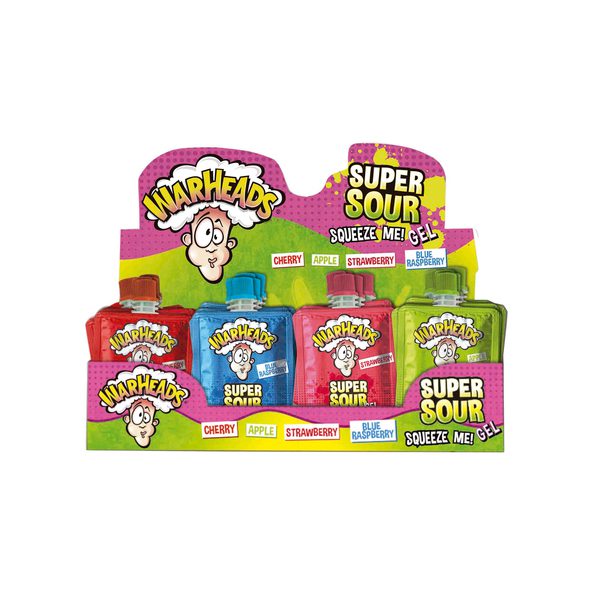 Warheads Sour Squeeze gel 32 stuks