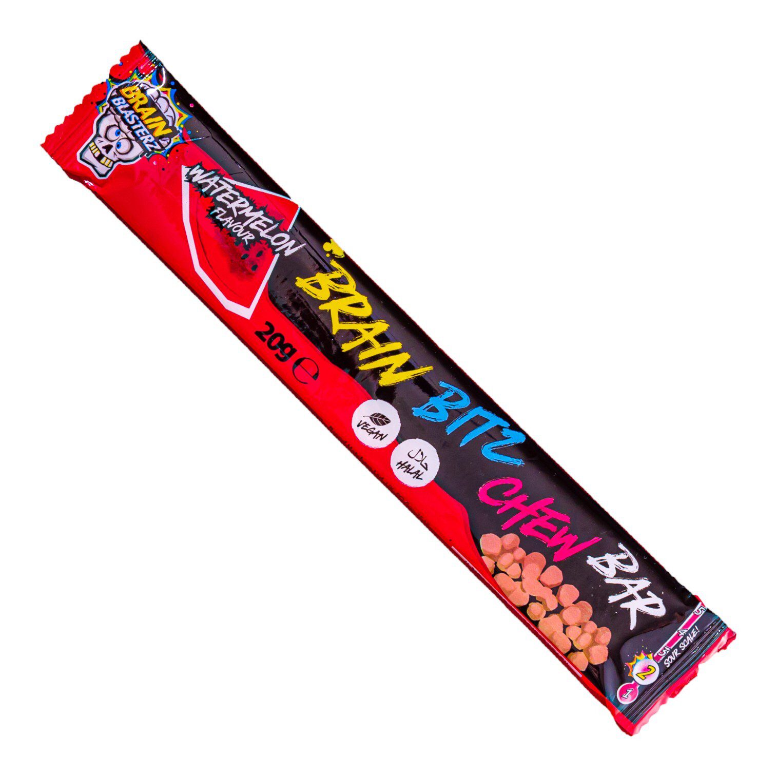 Brain Blasterz Bitz Chew Bar Strawberry